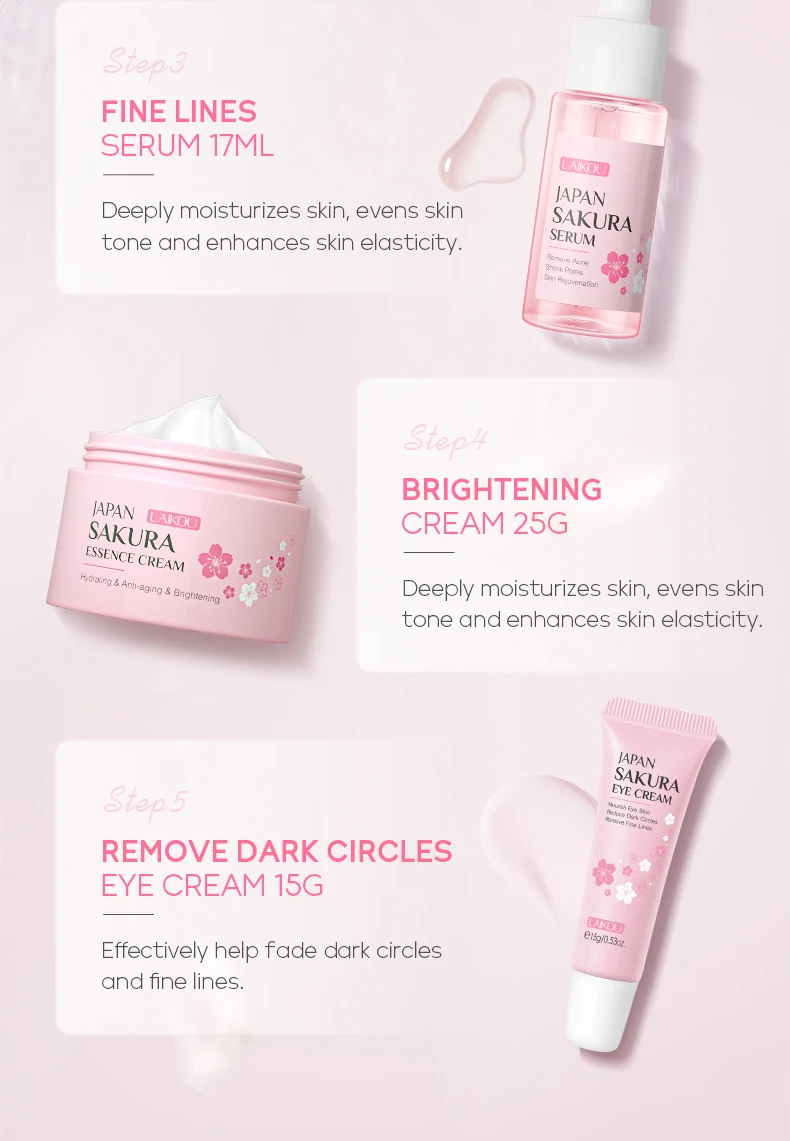 Rejuvenece Tu Piel Con El Suero Sakura De Laikou: La Crema Hidratante Que Transforma Tu Rutina De Belleza.