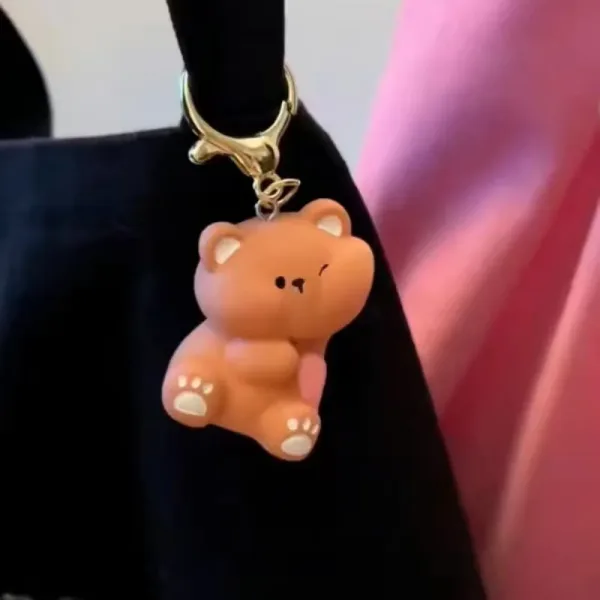 Imagen Del Producto Llavero Magnético De Oso De Resina Para Pareja: Un Regalo Encantador Y Práctico | Compra Online En Tiendafiable
