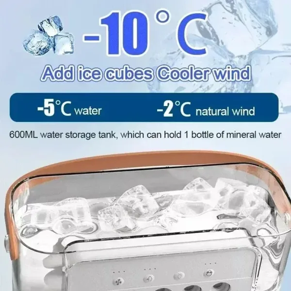 Imagen Del Producto Ventilador Portátil 3 En 1: Frescura Y Comodidad En Cualquier Lugar | Compra Online En Tiendafiable