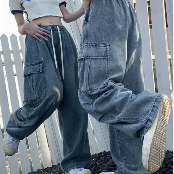 Pantalones Vaqueros Increíble de Recta Estilo para Mujer