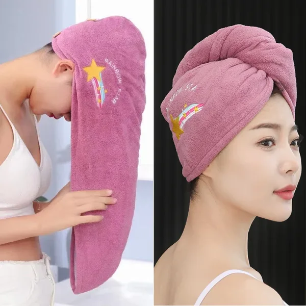 Gorro de secado rápido para mujer y niña: ¡Adiós al cabello mojado en minutos!