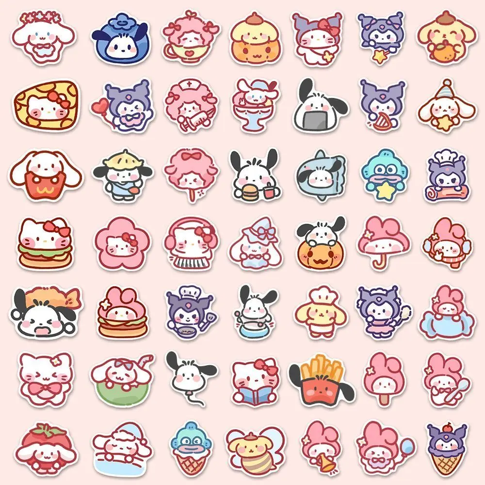 Pegatinas bonitas de dibujos animados Sanrio: Dale un toque adorable a tus objetos