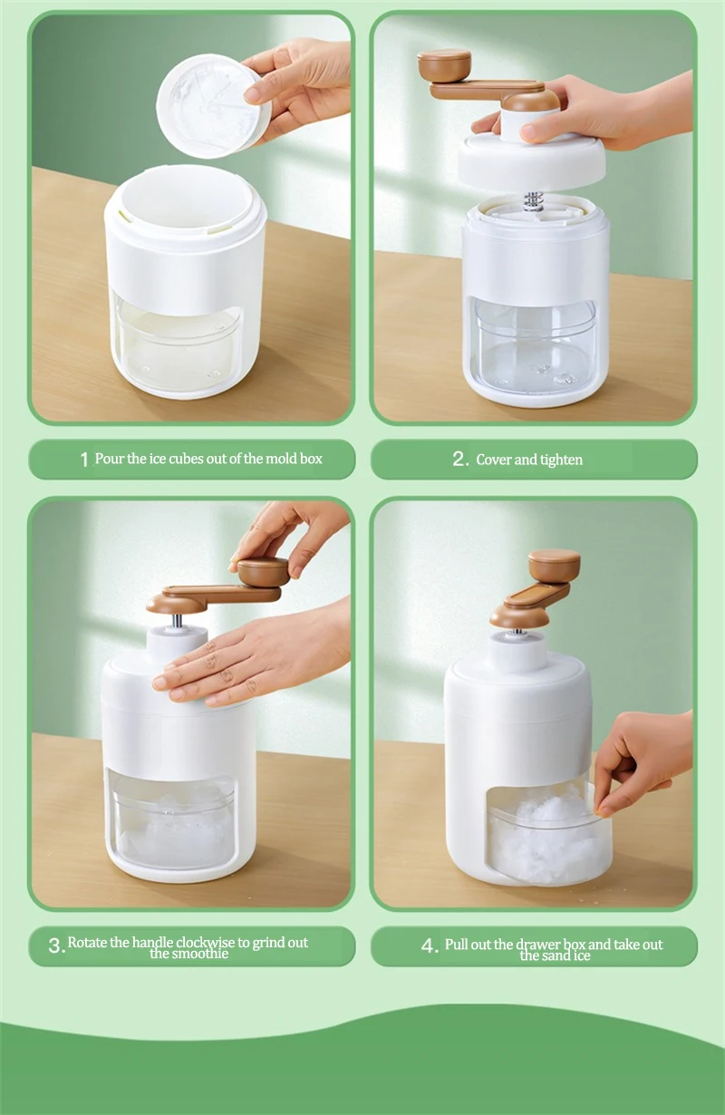 Trituradores de hielo manuales: la solución perfecta para el hogar