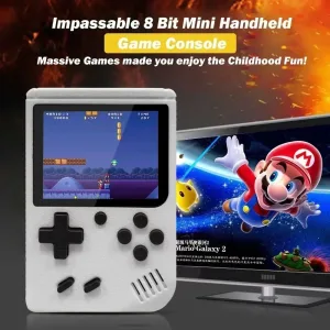 Imagen del producto Mini consola de videojuegos Retro portátil, 400 Juegos integrados | Compra online en Tiendafiable