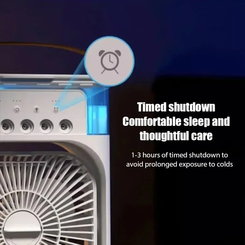 Ventilador Portátil 3 En 1: Frescura Y Comodidad En Cualquier Lugar