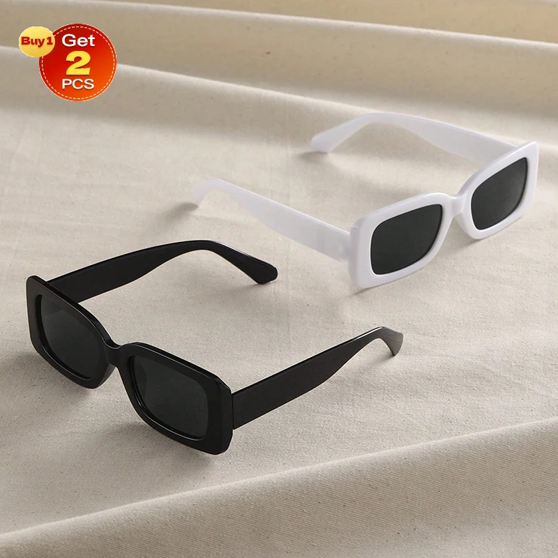Gafas De Sol Cuadradas Clásicas Para Mujer: Estilo Y Moda En 2 Unidades