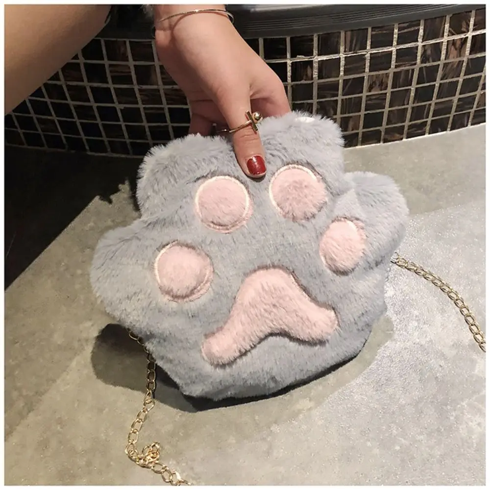 Bolso Cruzado De Piel Sintética Suave Con Forma De Pata De Oso Para Mujer: Estilo Y Comodidad En Un Solo Accesorio Bolso Cruzado De Piel Sintética Suave Con Forma De Pata De Oso Para Mujer: Estilo Y Comodidad En Un Solo Accesorio