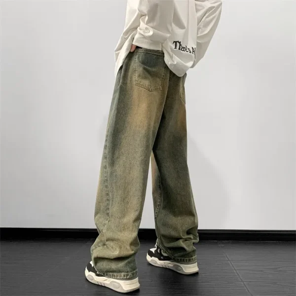 Pantalones Vaqueros De Pierna Ancha Para Hombre: Estilo Y Comodidad En Un Solo Diseño
