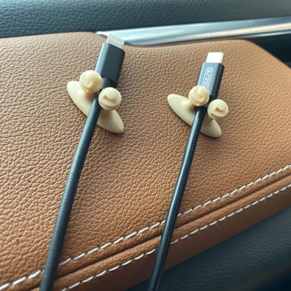Imagen Del Producto Gancho Administrador De Cables Para Cargador De Teléfono, Accesorios De Interior De Coche | Compra Online En Tiendafiable