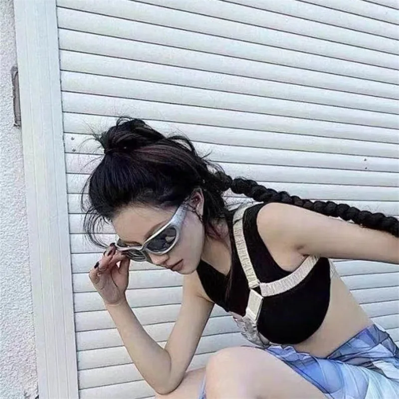 Nuevas Gafas De Sol Deportivas Y2K Punk Para Mujer Nuevas Gafas De Sol Deportivas Y2K Punk Para Mujer
