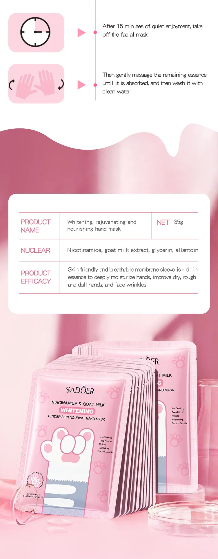 Mascarilla De Mano Nutritiva Con Leche De Cabra: Hidratación Y Suavidad En Un Solo Producto