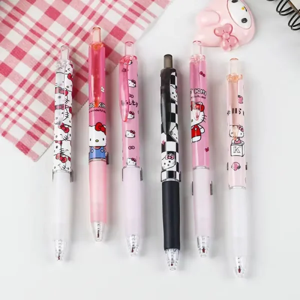 Bolígrafo De Gel Hello Kitty Kuromi: ¡Escribe Con Estilo Y Diversión!