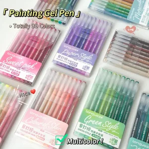 Imagen del producto Bolígrafo de Gel Multicolor: Set de 9 unidades | Compra online en Tiendafiable