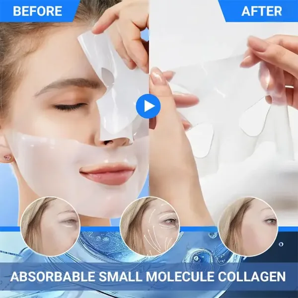 Imagen Del Producto Mascarilla Facial De Colágeno Biológico: Rejuvenece Y Nutre Tu Piel | Compra Online En Tiendafiable