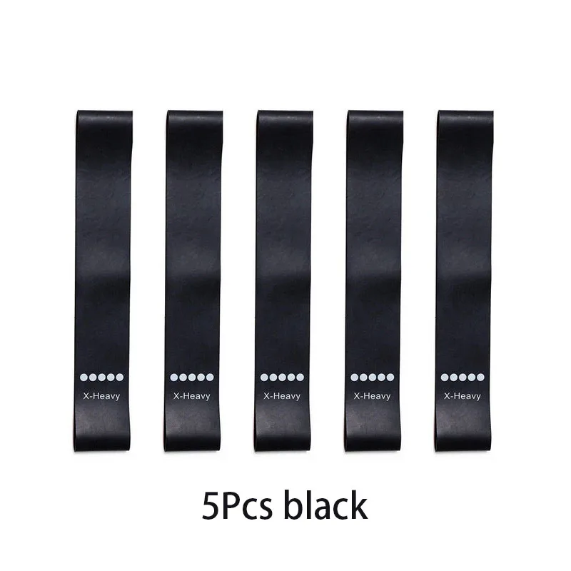 5 Unids/Set De Bandas Elasticas De Goma De Resistencia Para Yoga 5 Unids/Set De Bandas Elasticas De Goma De Resistencia Para Yoga