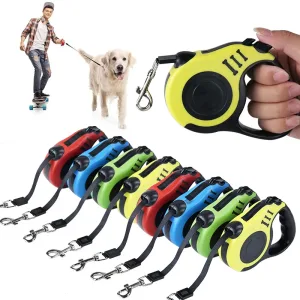 Imagen del producto Correa retráctil para perro de 3 metros y 5 metros | Compra online en Tiendafiable