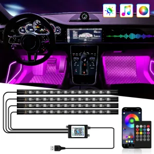 Imagen del producto Luz LED de neón para Interior de coche | Compra online en Tiendafiable