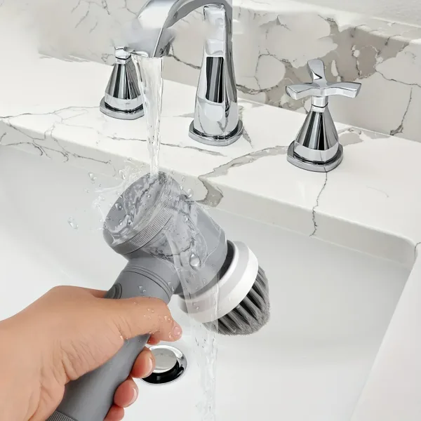 Imagen Del Producto Depurador Giratorio Inalámbrico Con 6 Cabezales De Cepillo Reemplazables | Compra Online En Tiendafiable