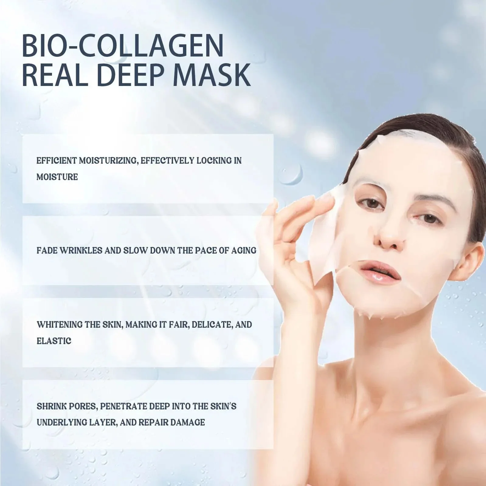 Mascarilla Facial De Colágeno Biológico: Rejuvenece Y Nutre Tu Piel Mascarilla Facial De Colágeno Biológico: Rejuvenece Y Nutre Tu Piel