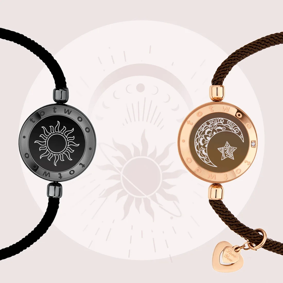 Pulseras Táctiles De Larga Distancia Para Parejas: Totwoo, Luz Y Vibración Pulseras Táctiles De Larga Distancia Para Parejas: Totwoo, Luz Y Vibración