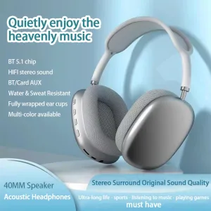 Imagen del producto Auriculares inalámbricos P9: Sonido de alta calidad con Bluetooth | Compra online en Tiendafiable
