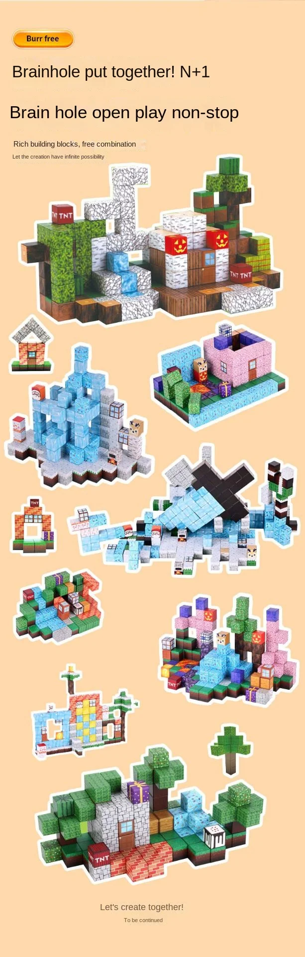 Nuevos Bloques Magnéticos, Juego De Construcción De Mina Para Niños Y Niñas Nuevos Bloques Magnéticos, Juego De Construcción De Mina Para Niños Y Niñas