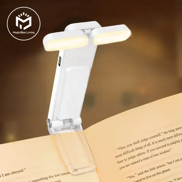 Imagen del producto luzde lectura de libro recargable por USB para leer por la noche | Compra online en Tiendafiable