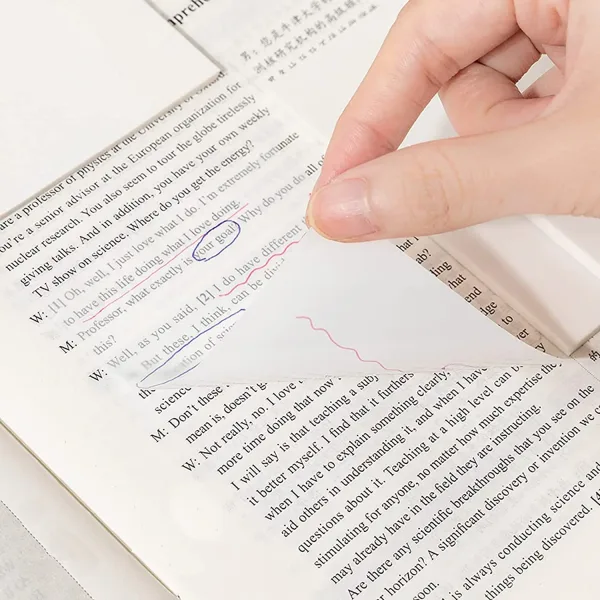 Imagen del producto Almohadillas de notas adhesivas transparentes e impermeables: ¡Organiza y protege tus ideas! | Compra online en Tiendafiable