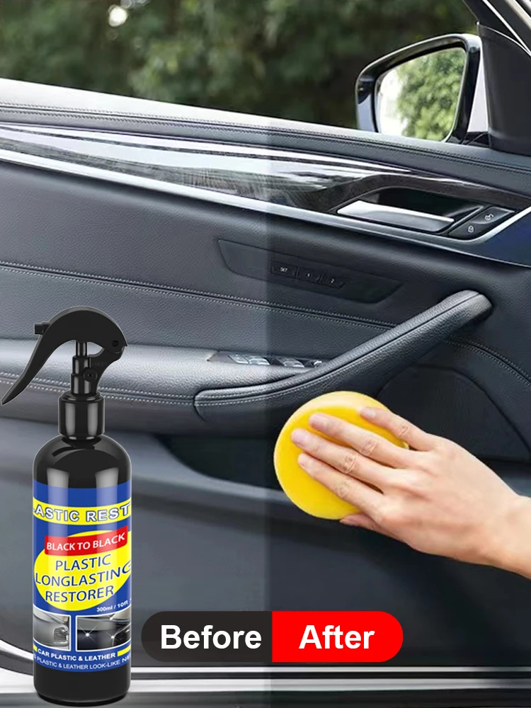 Restaurador de cuero y plástico y pulido automático
