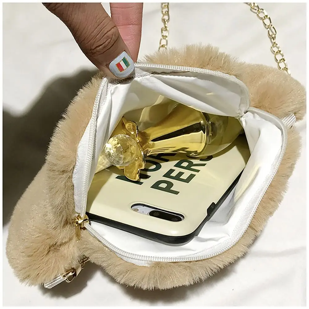 Bolso Cruzado De Piel Sintética Suave Con Forma De Pata De Oso Para Mujer: Estilo Y Comodidad En Un Solo Accesorio Bolso Cruzado De Piel Sintética Suave Con Forma De Pata De Oso Para Mujer: Estilo Y Comodidad En Un Solo Accesorio