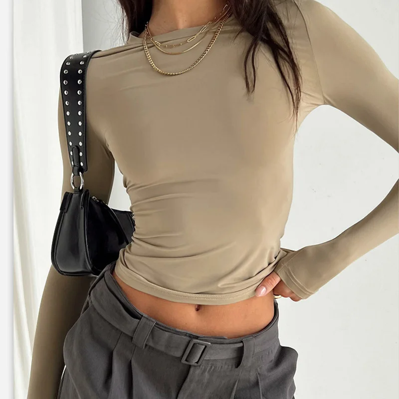 Camisetas Informales De Manga Larga Para Mujer: Estilo Y Comodidad En Una Prenda