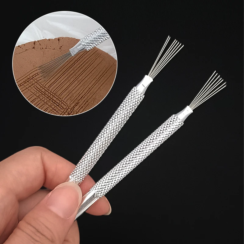 Herramientas De Cerámica Con Textura De Alambre De Pluma: Crea Diseños Únicos Herramientas De Cerámica Con Textura De Alambre De Pluma: Crea Diseños Únicos