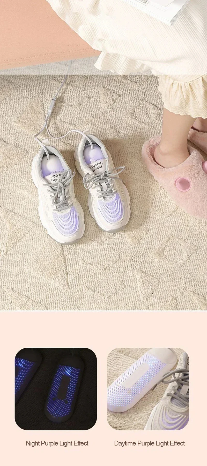 Secador de zapatos: temperatura constante para un secado eficiente