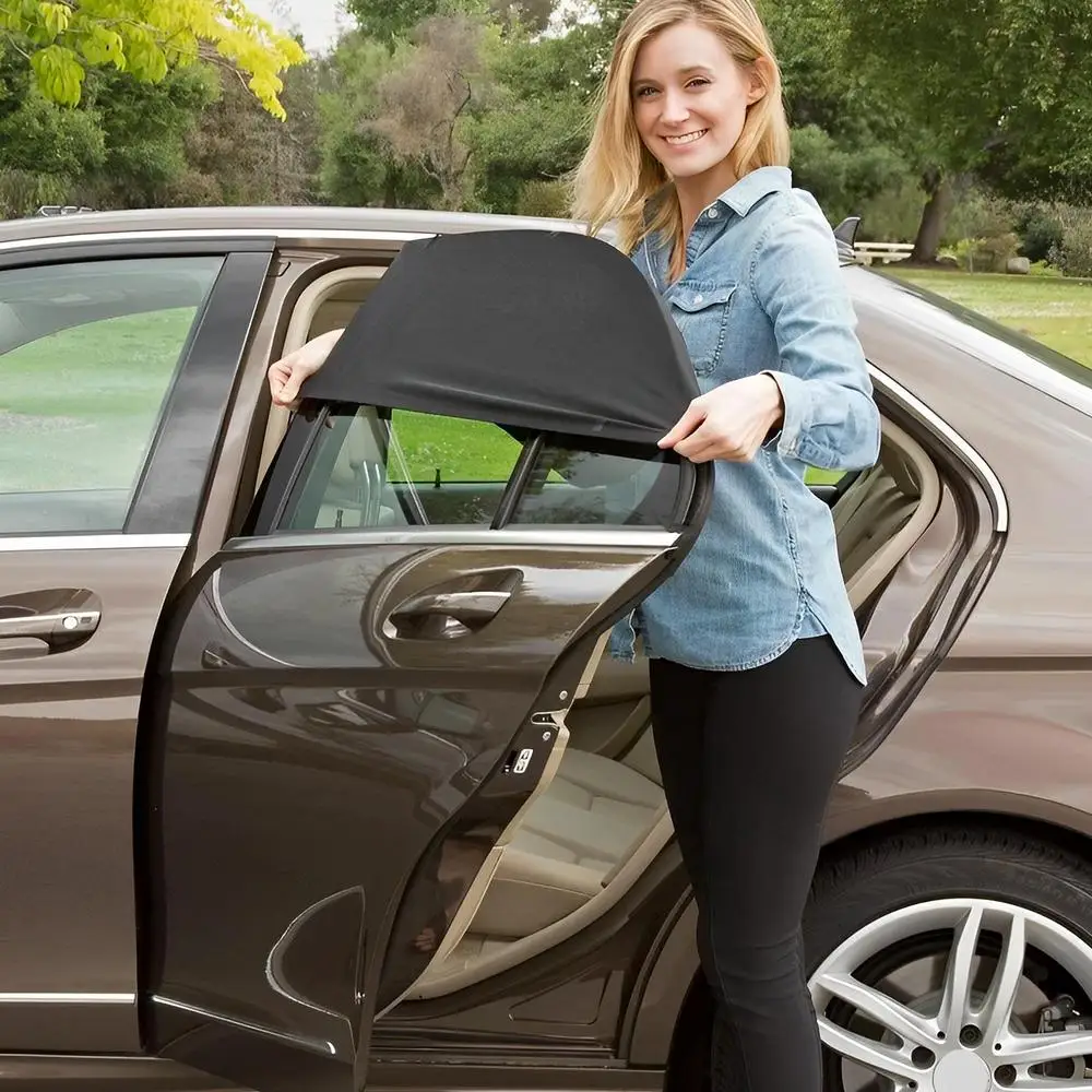 Cortinas Parasol Para Coche, Protección Repelente Mosquitera