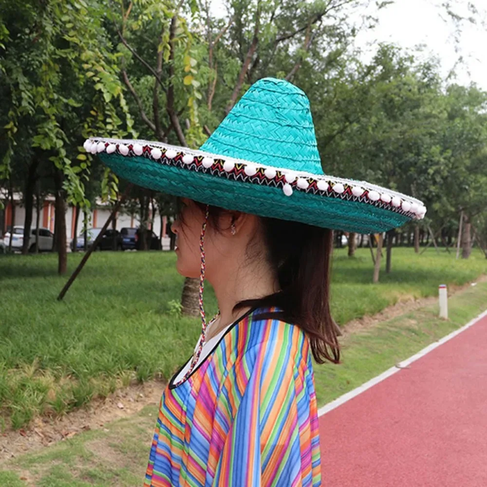 Sombrero De Paja De Ala Ancha Colorido Para Hombre Sombrero De Paja De Ala Ancha Colorido Para Hombre