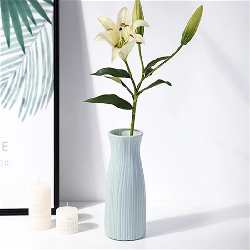 Florero de imitación de cerámica: elegante decoración para el hogar