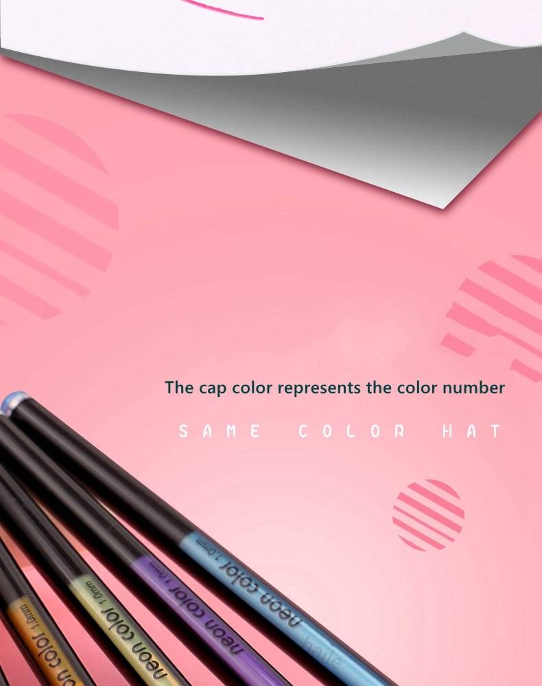 Bolígrafos De Gel Metálicos: Colores Brillantes Para La Escuela