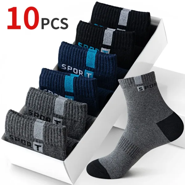 Imagen del producto Calcetín de algodón para hombre: comodidad y estilo en un solo producto | Compra online en Tiendafiable