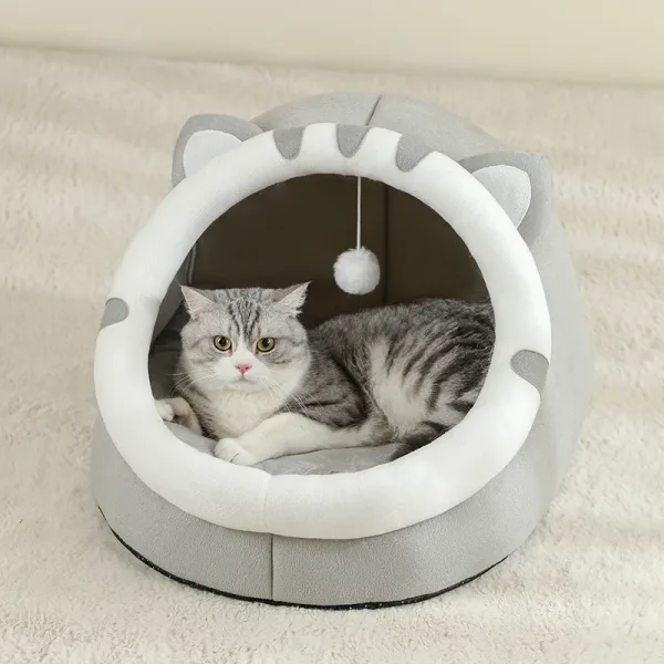 Imagen del producto Cama súper cálida para mascotas, casa para gatos | Compra online en Tiendafiable