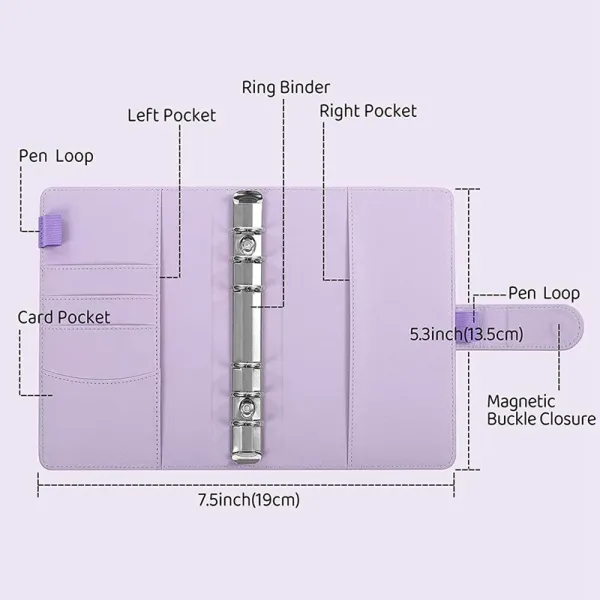 Imagen del producto Carpeta de cuero económica: Organizador de facturas para ahorrar dinero | Compra online en Tiendafiable