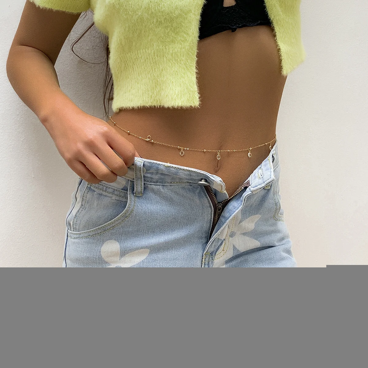 Cinturón De Cristal Para Mujer: Elegancia Y Estilo Para Realzar Tu Vientre