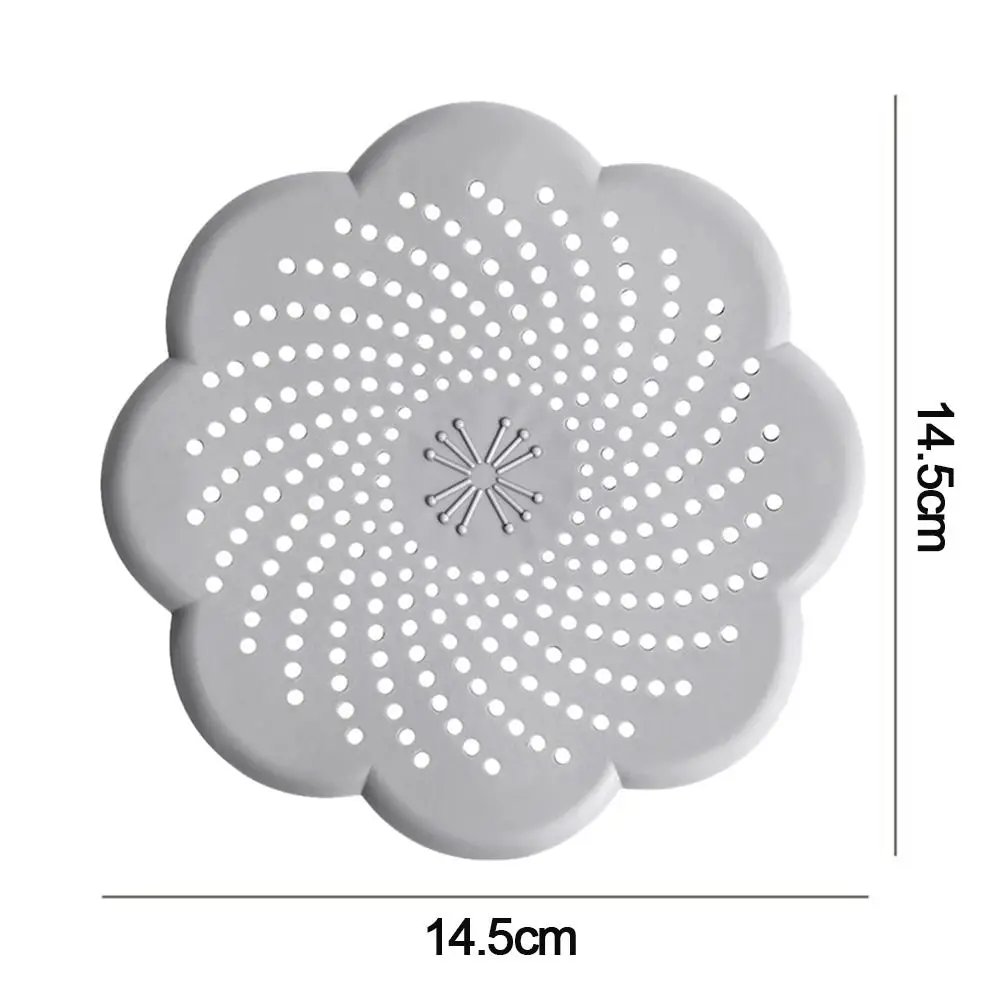 Cubierta De Silicona Con Forma De Flor: Recogedor De Residuos Eficiente Cubierta De Silicona Con Forma De Flor: Recogedor De Residuos Eficiente