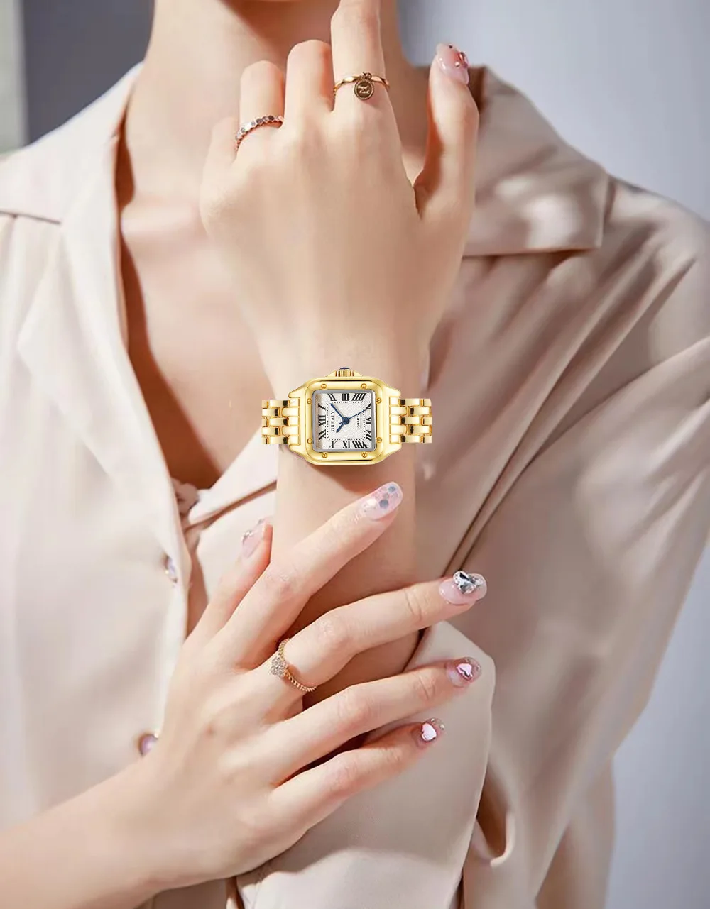 Reloj De Pulsera Para Mujer De Acero Inoxidable Reloj De Pulsera Para Mujer De Acero Inoxidable