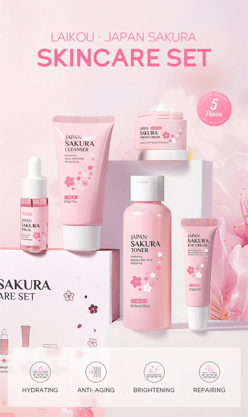 Rejuvenece Tu Piel Con El Suero Sakura De Laikou: La Crema Hidratante Que Transforma Tu Rutina De Belleza.