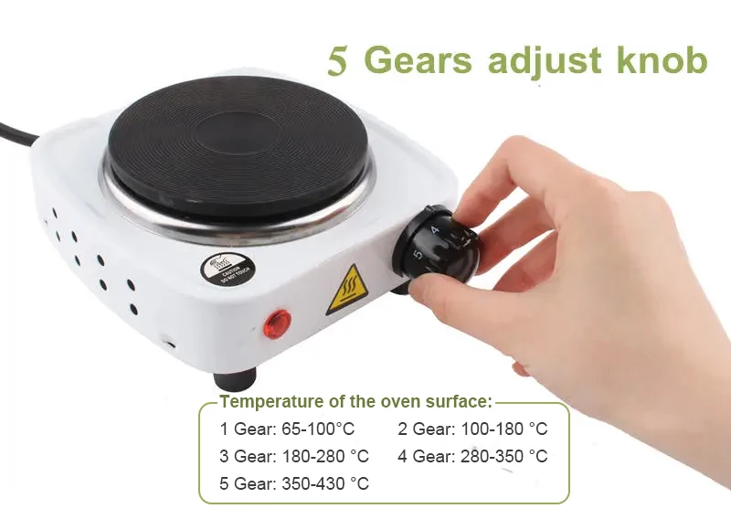 DMWD - Miniestufa eléctrica de 110V: Calor portátil y eficiente