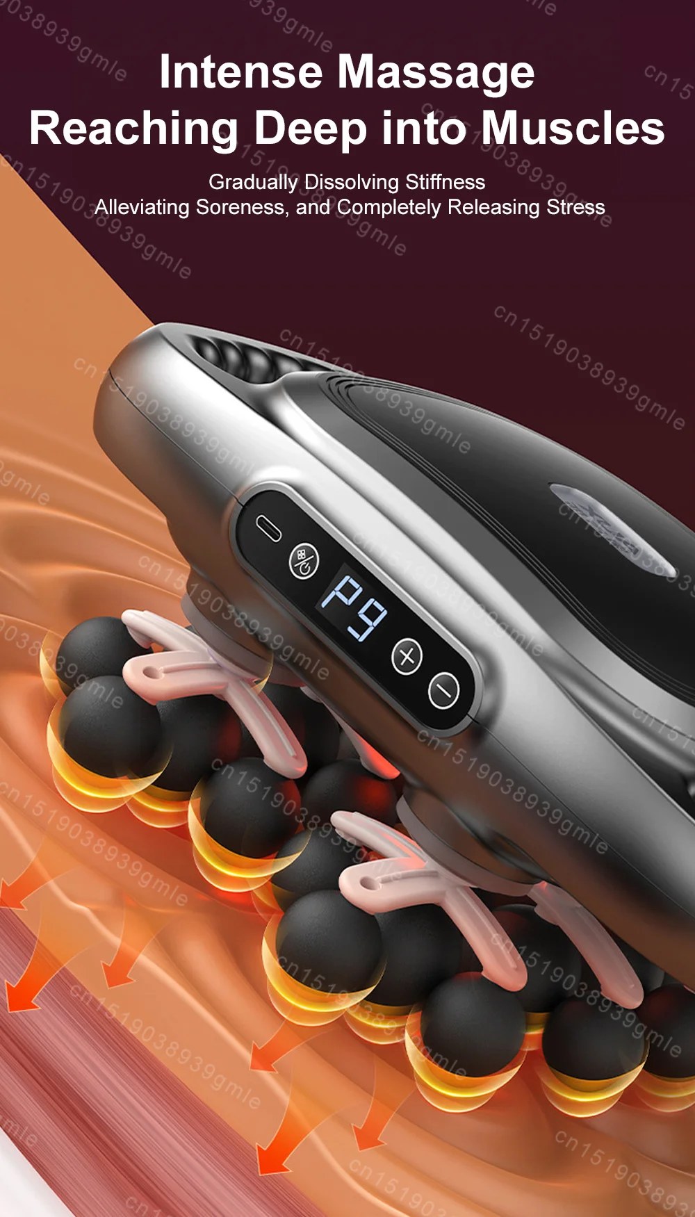 Pistola de Fascia eléctrica: alivio instantáneo para tus músculos