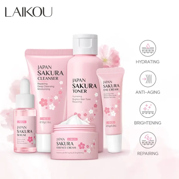 Imagen Del Producto Laikou-Suero Para El Cuidado De La Piel Sakura, Crema Rejuvenecedora Hidratante | Compra Online En Tiendafiable