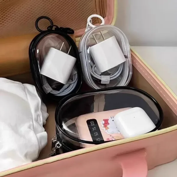 Bolsa De Almacenamiento Para Audífonos Y Cargadores: Mantén Tus Dispositivos Organizados