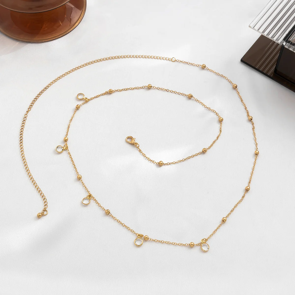 Cinturón De Cristal Para Mujer: Elegancia Y Estilo Para Realzar Tu Vientre