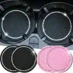 Soportes para tazas de agua de coche, alfombrilla de goma antideslizante